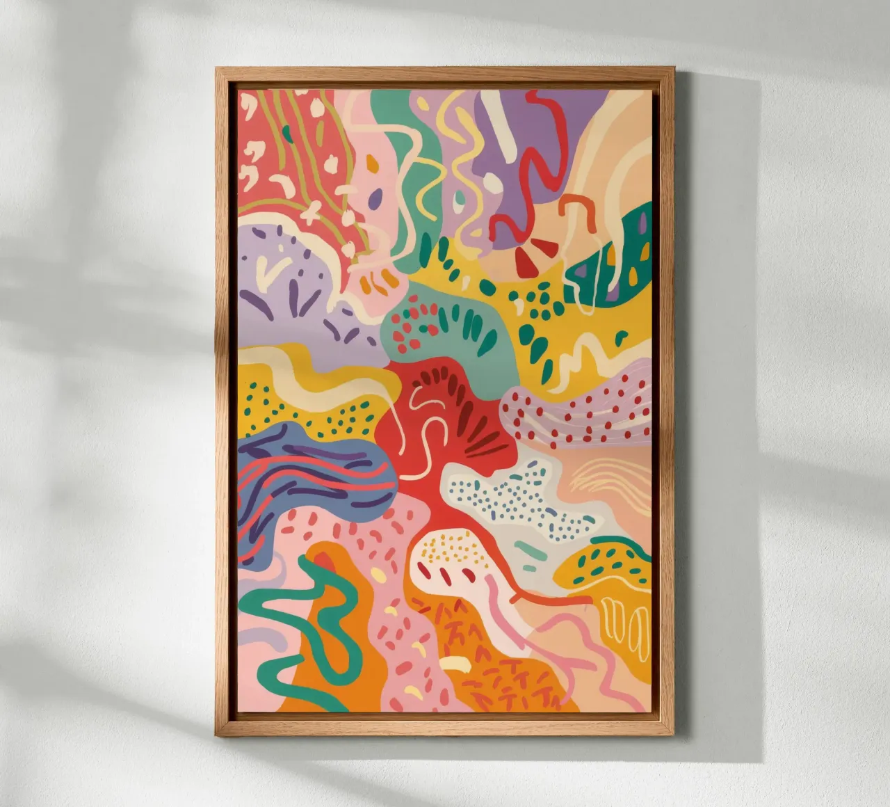 Vibrant Flora Abstraction forex plate by Zep Layers
