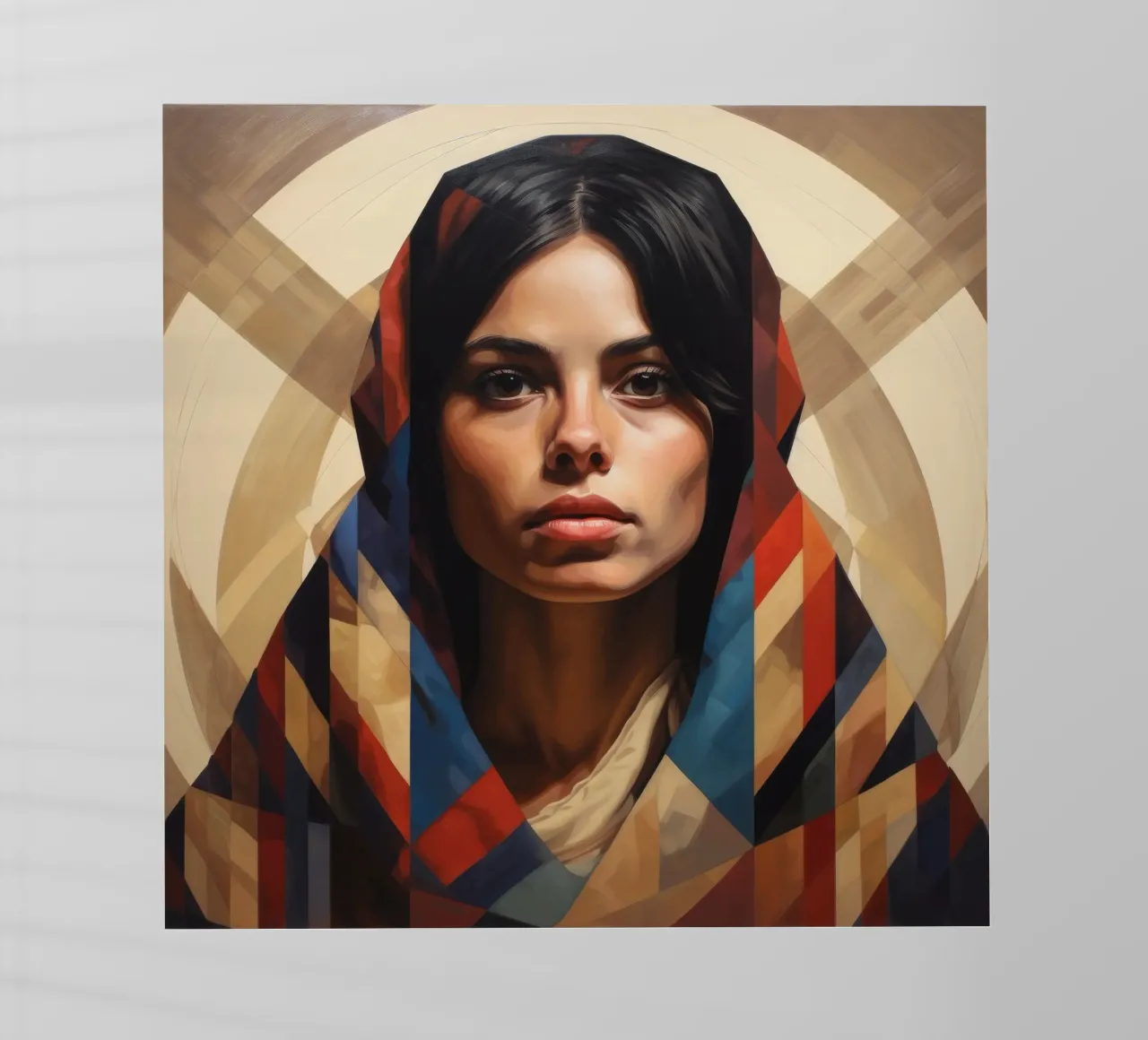 Donna cilena geometrica pellicola backlit da Artful Muse