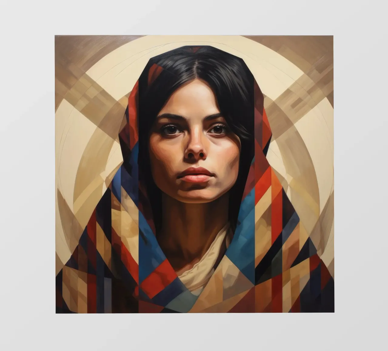 Donna cilena geometrica pellicola backlit da Artful Muse