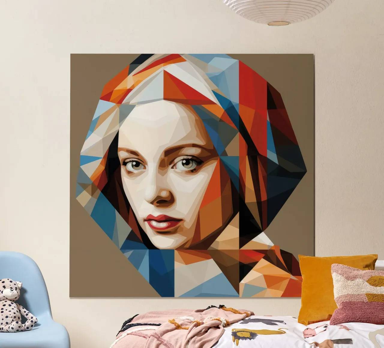 Donna olandese geometrica carta hahnemühle da Artful Muse