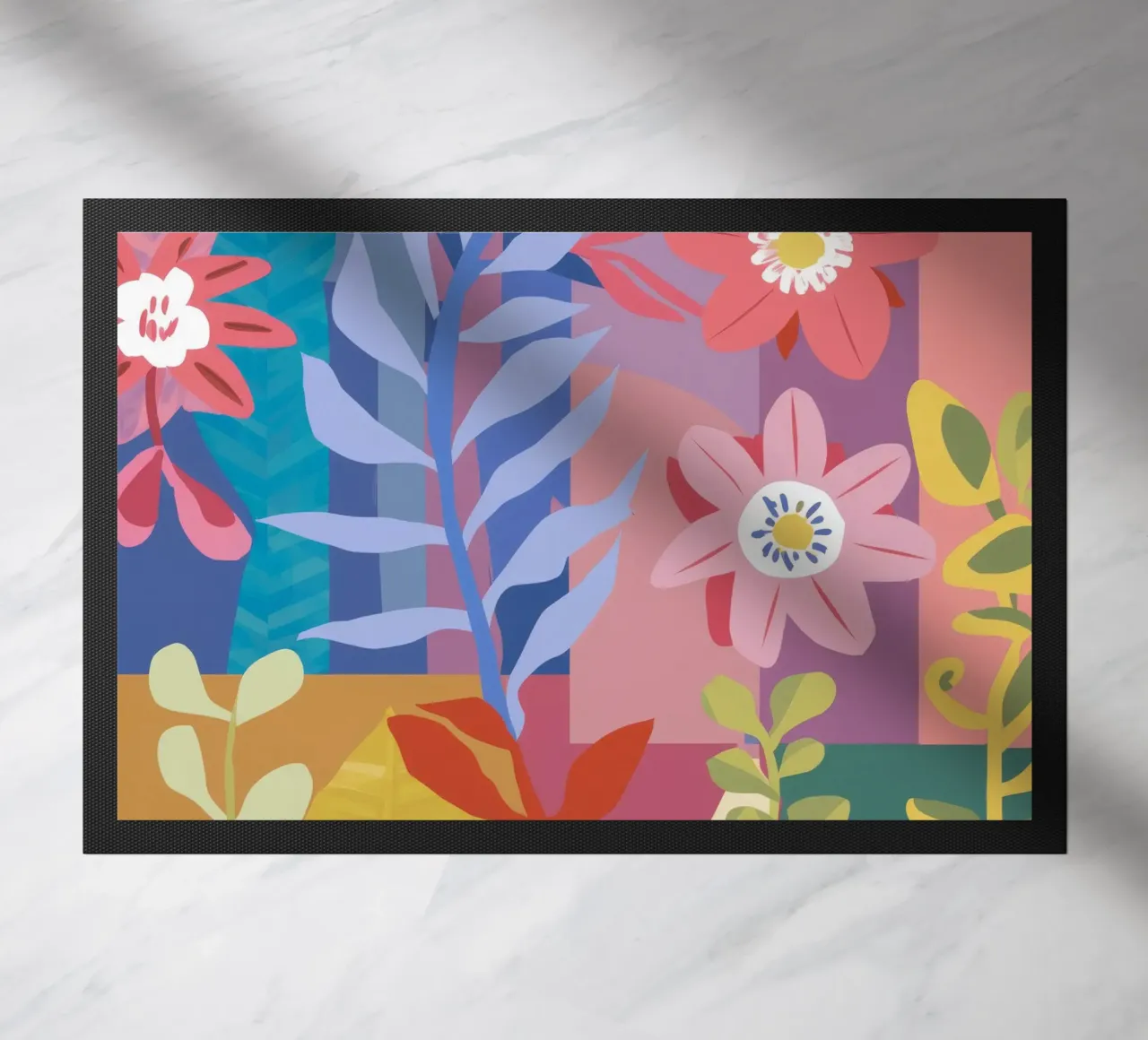 Pastel Bloom Reverie doormat by Zep Layers