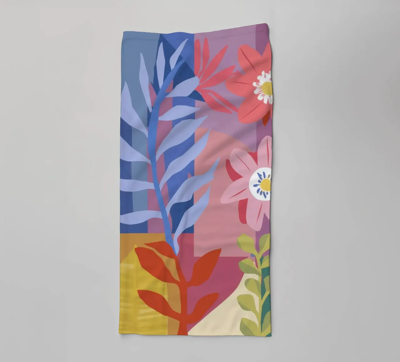 Pastel Bloom Reverie towel by Zep Layers