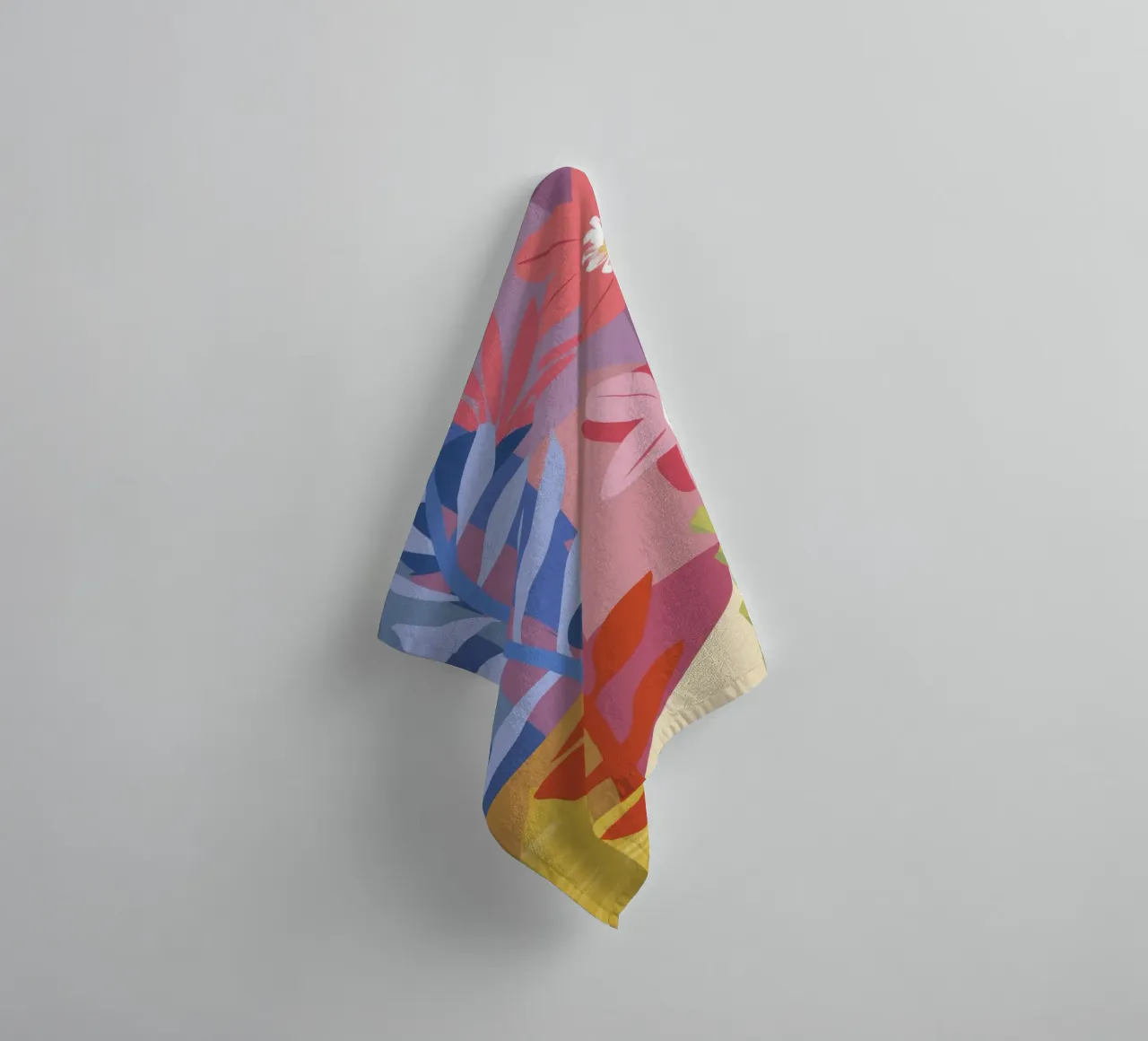 Pastel Bloom Reverie towel by Zep Layers