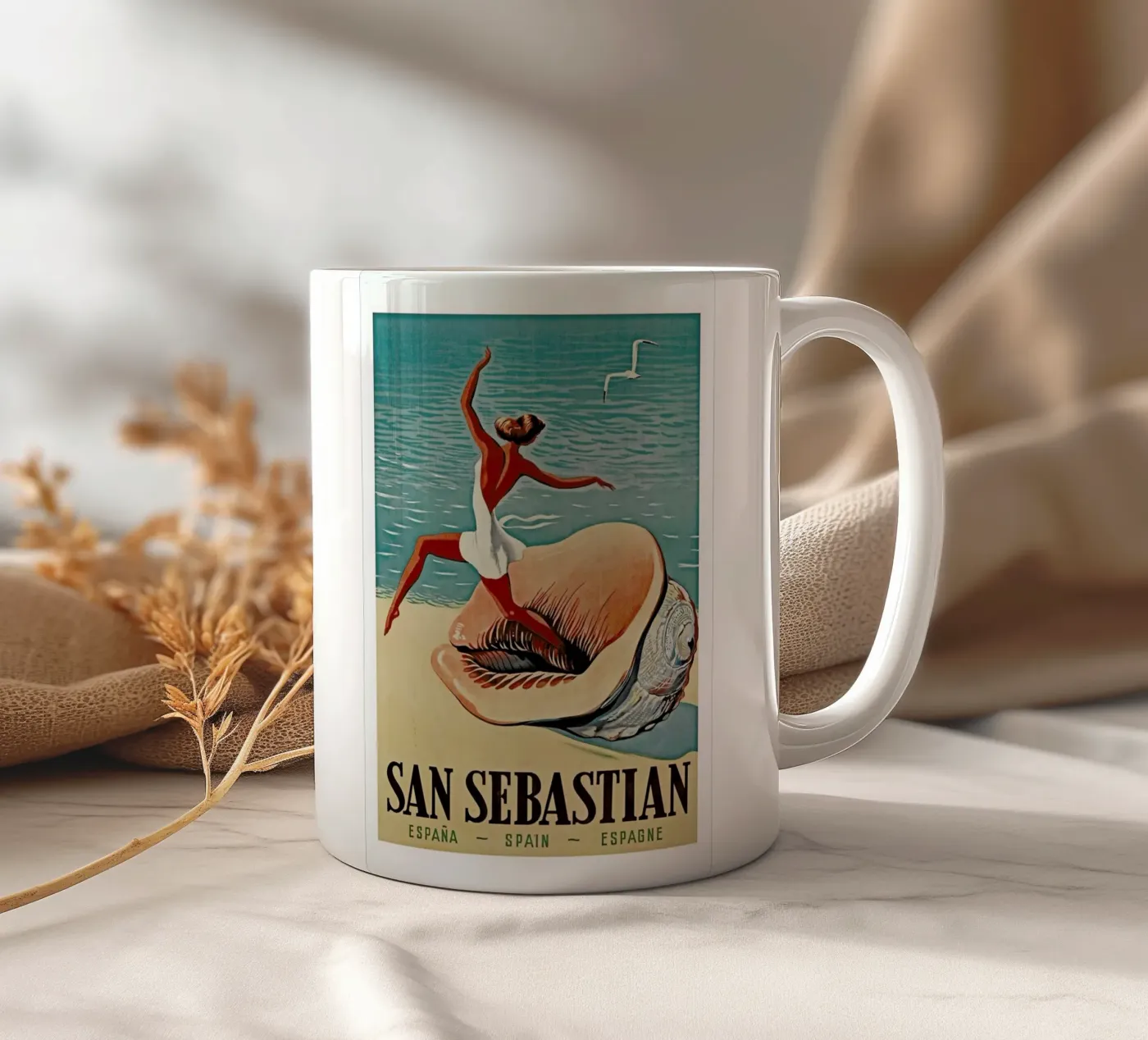 spain1 ceramic mug by Robert Livingston