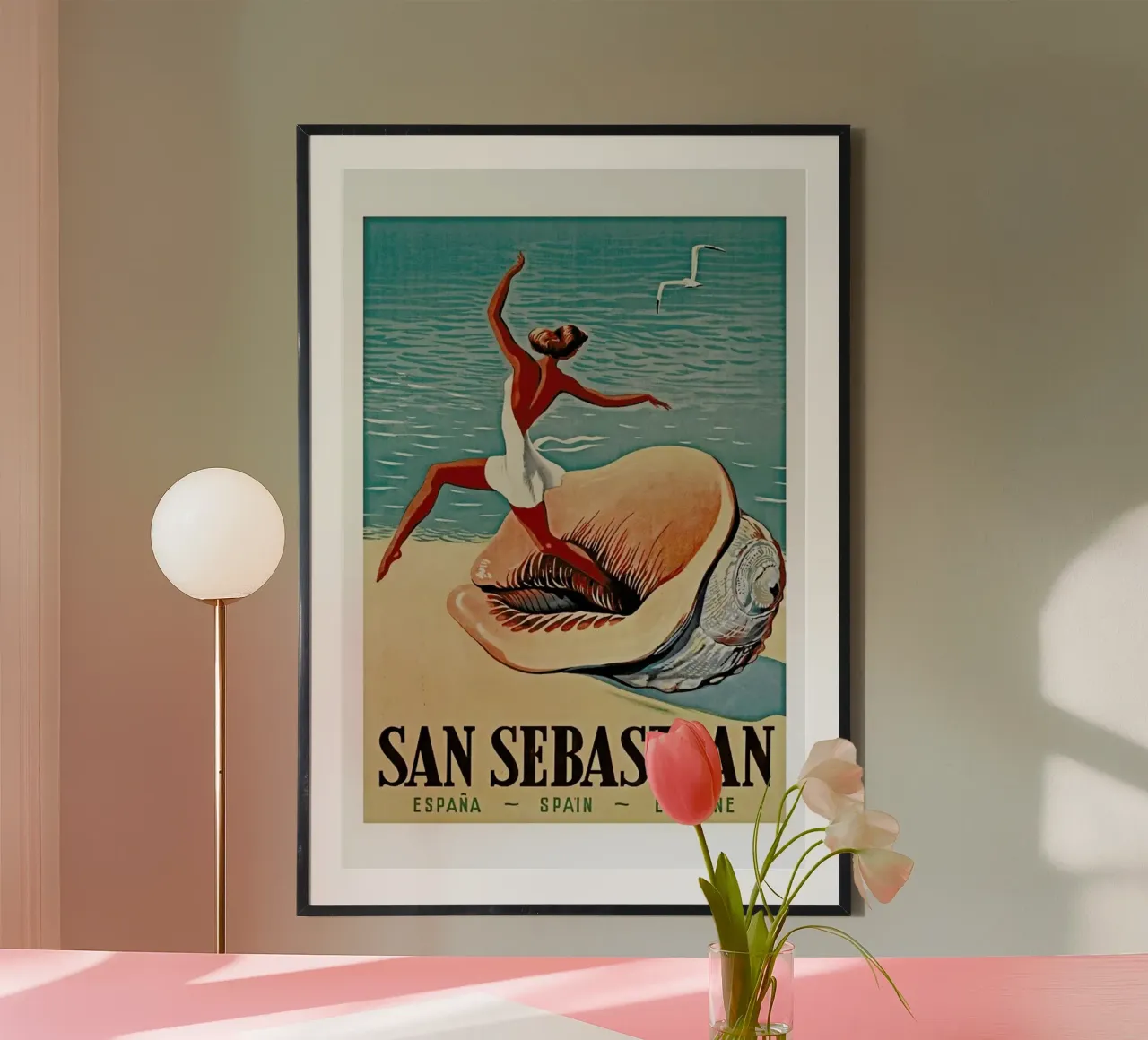 spain1 poster con telaio in plastica da Robert Livingston