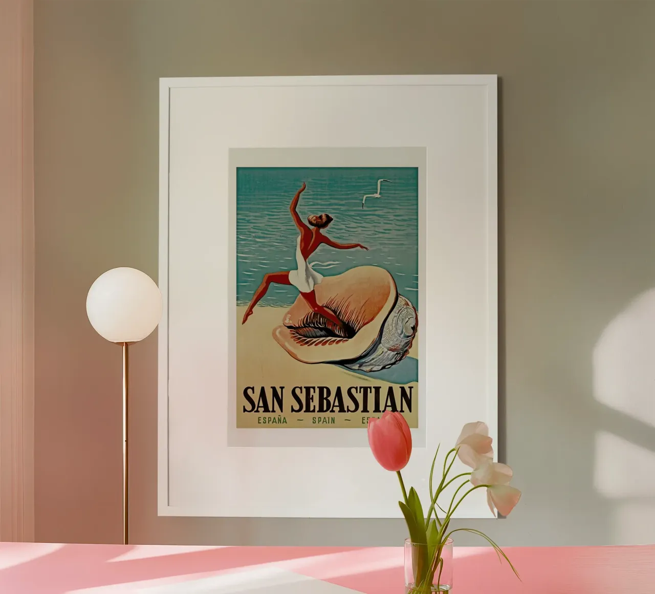 spain1 poster con telaio in plastica da Robert Livingston