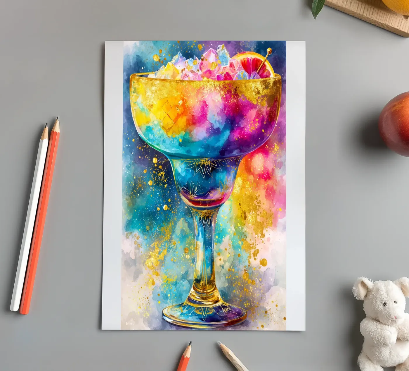 Magic drink sticker sheet by Justyna Jaszke JBJart