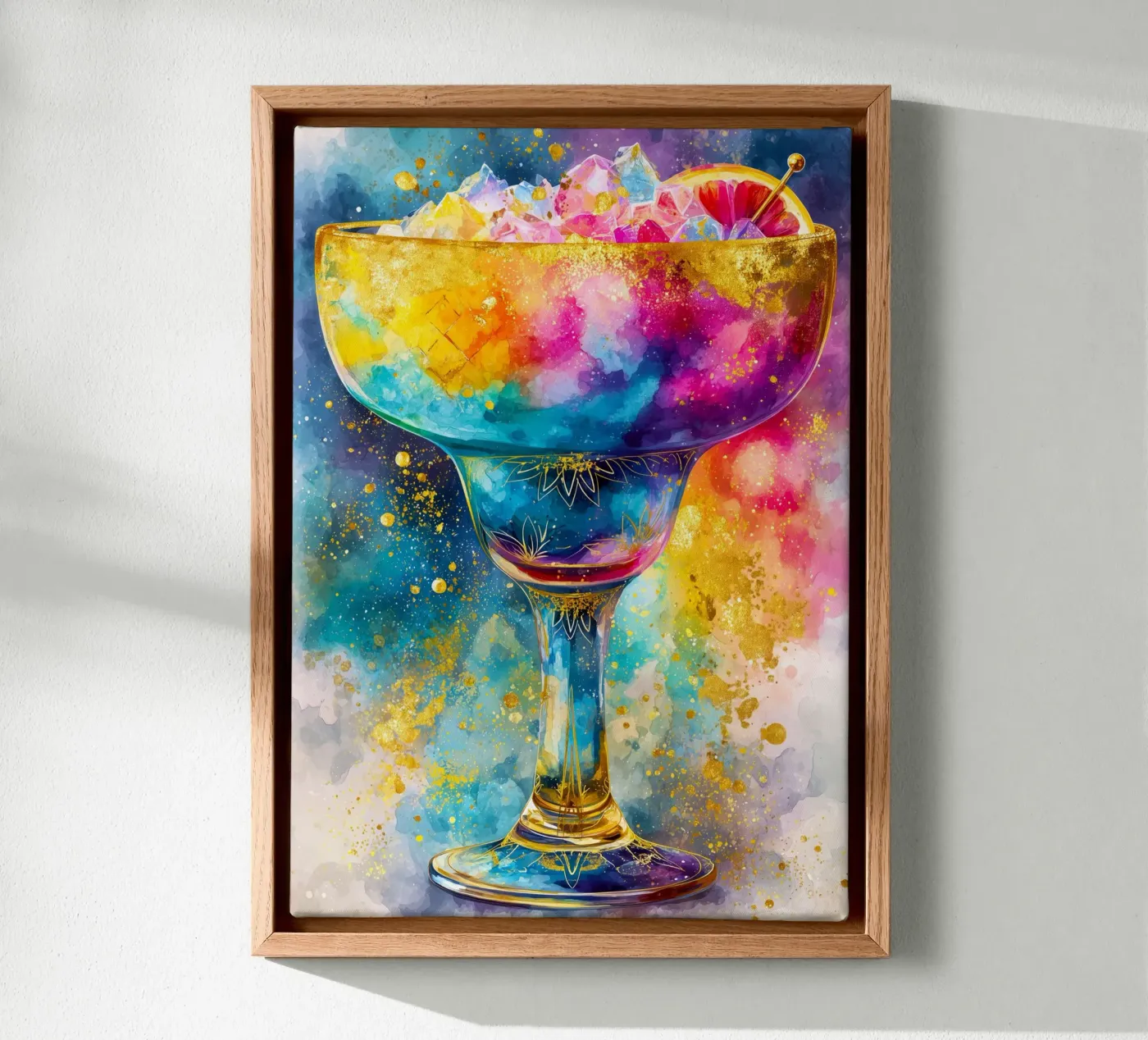 Magic drink canvas by Justyna Jaszke JBJart