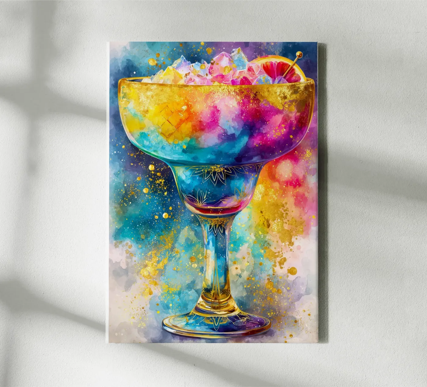 Magic drink canvas by Justyna Jaszke JBJart