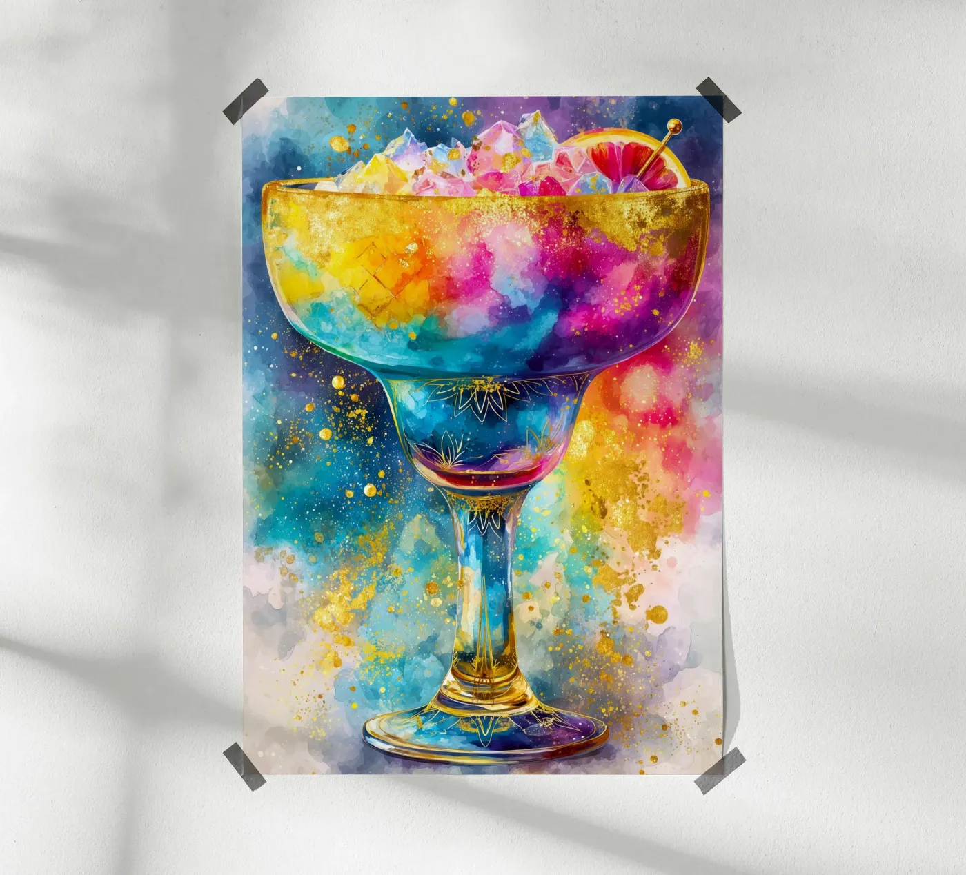 Magic drink poster by Justyna Jaszke JBJart
