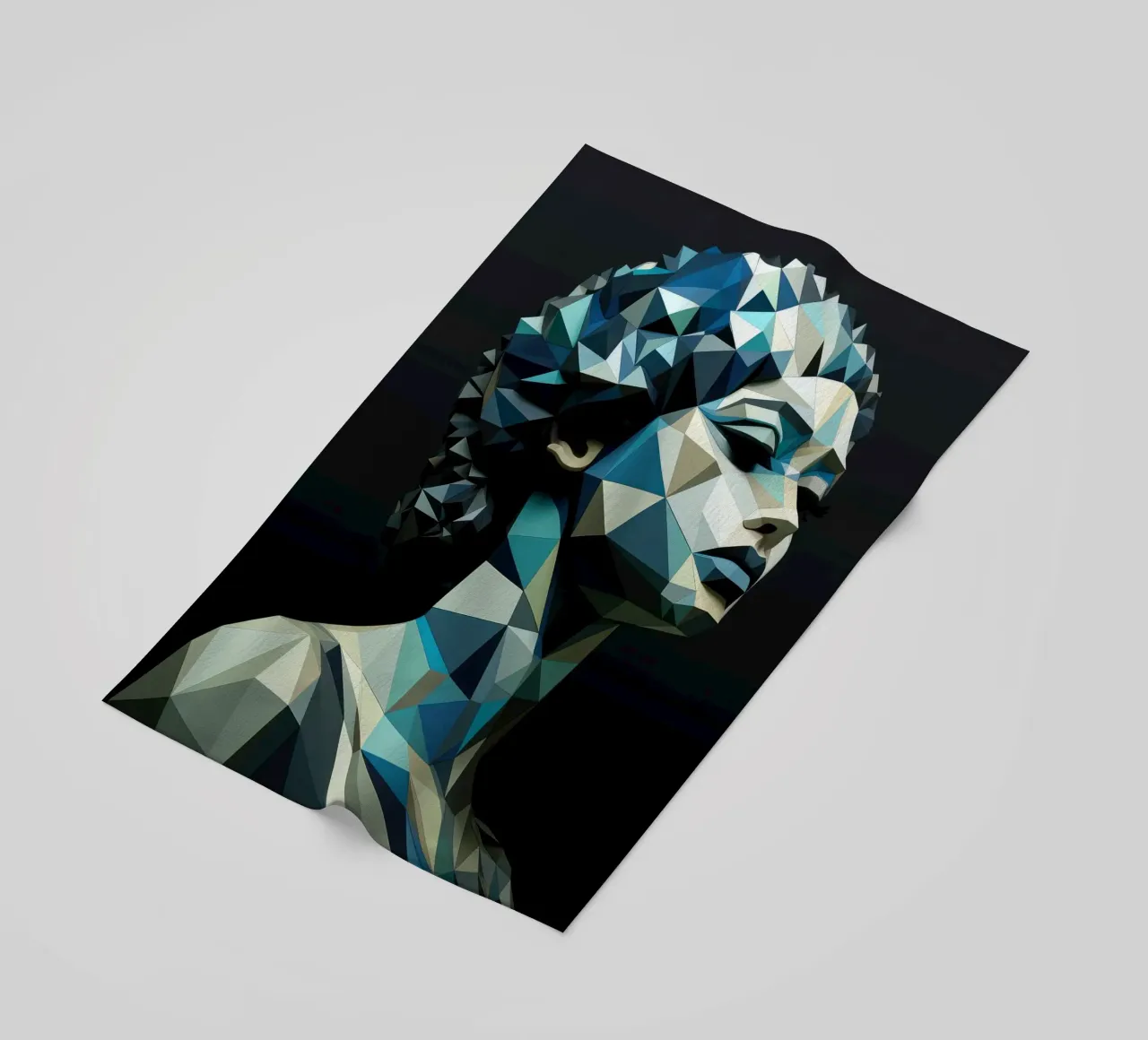Donna greca geometrica telo mare da Artful Muse
