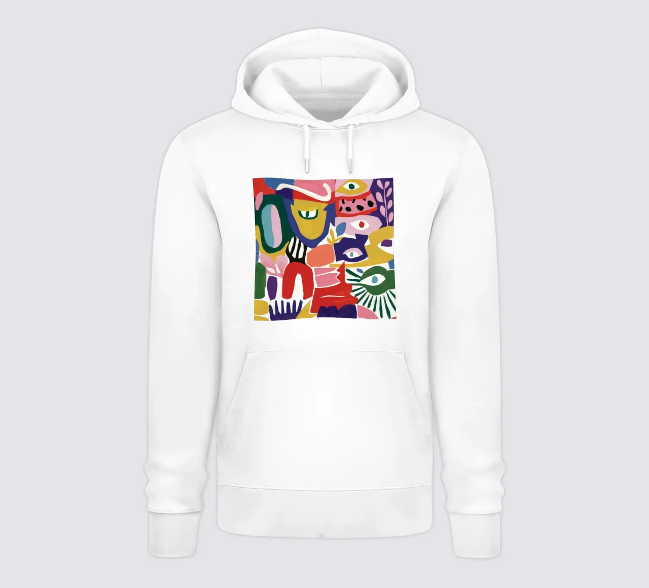 Chromatische Form Kaleidoskop Hoodie von Zep Layers