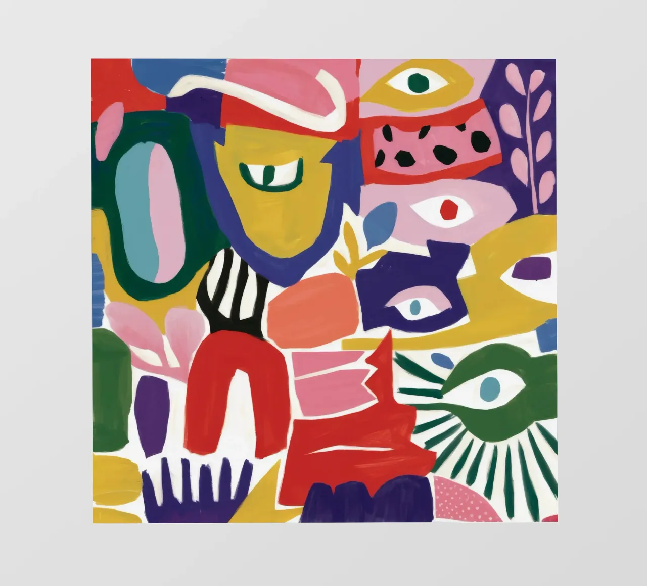 Caleidoscopio di forme cromatiche telo in pvc da Zep Layers