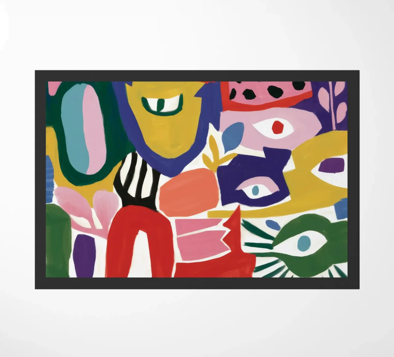 Caleidoscopio di forme cromatiche zerbino da Zep Layers