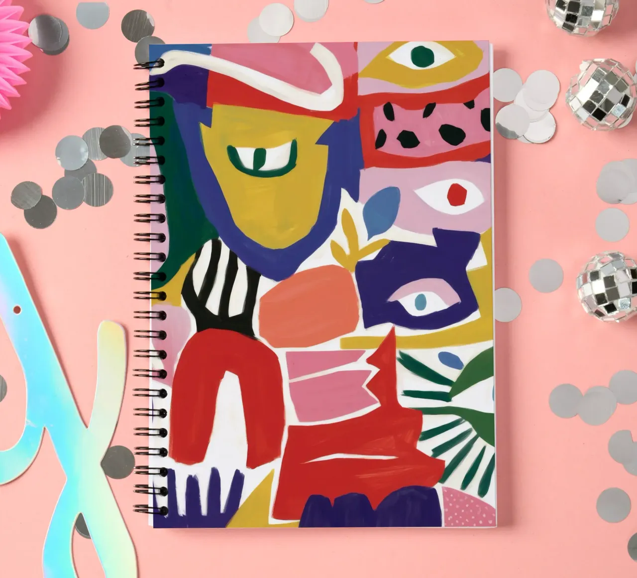 Chromatic Form Kaleidoscope spiral notebook by Zep Layers