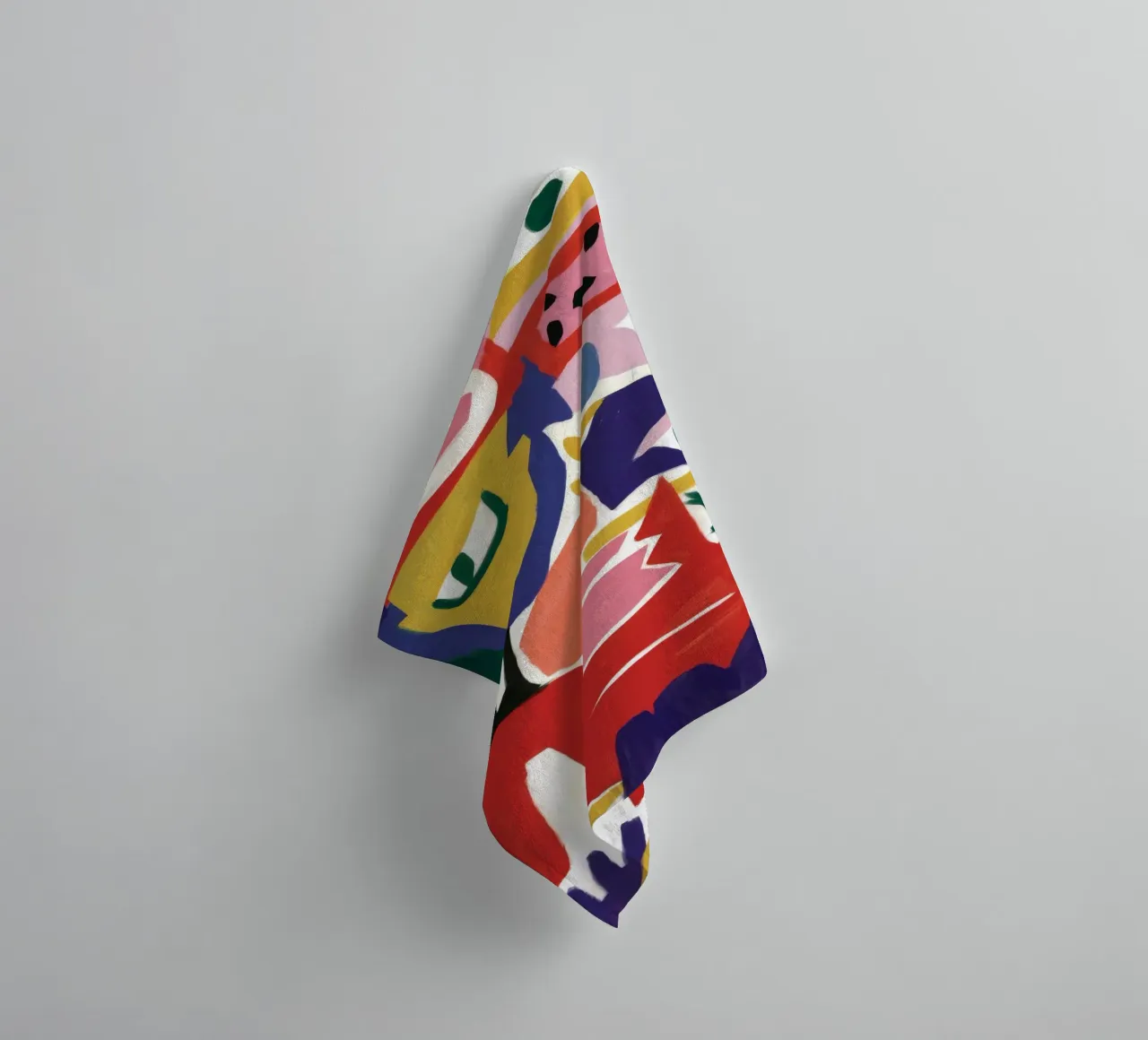 Caleidoscopio di forme cromatiche asciugamano da bagno da Zep Layers