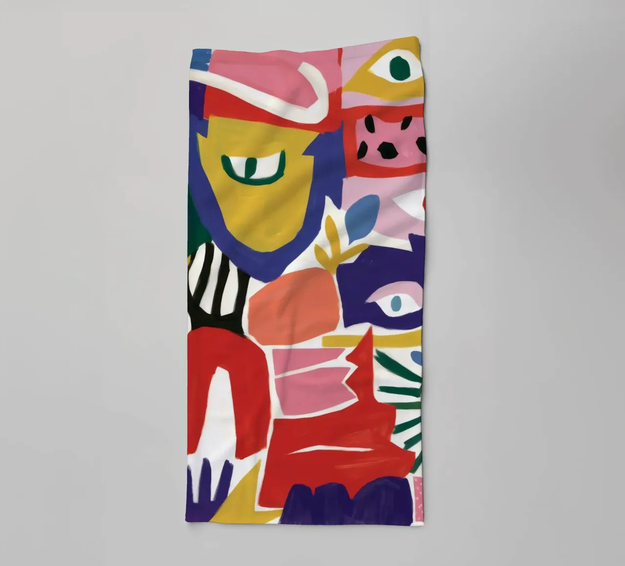 Caleidoscopio de formas cromáticas toalla de baño de Zep Layers