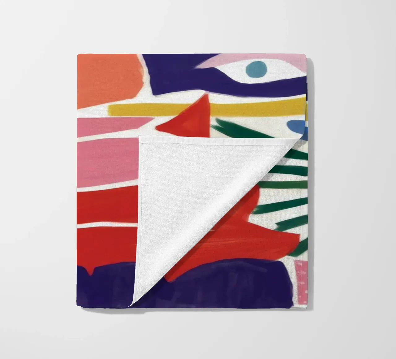 Caleidoscopio di forme cromatiche telo mare da Zep Layers