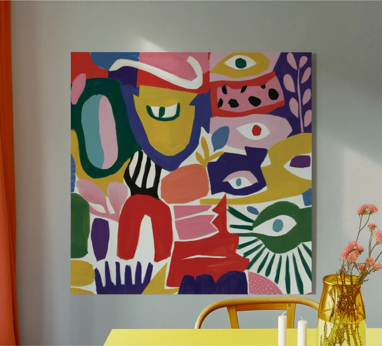 Caleidoscopio di forme cromatiche plexiglass da Zep Layers