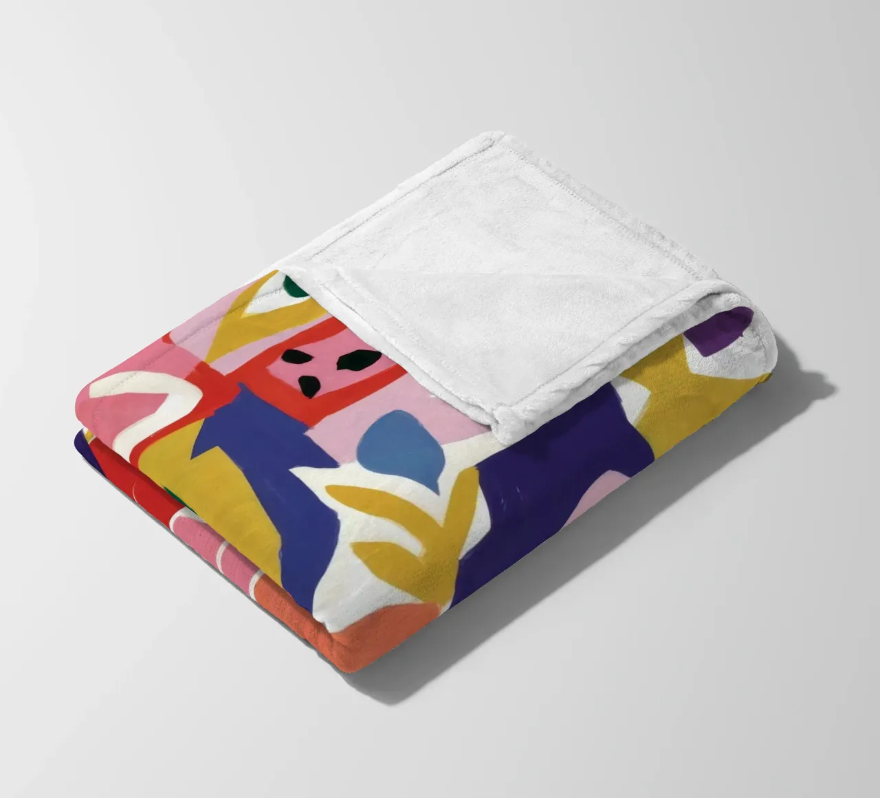 Caleidoscopio di forme cromatiche coperta in pile da Zep Layers
