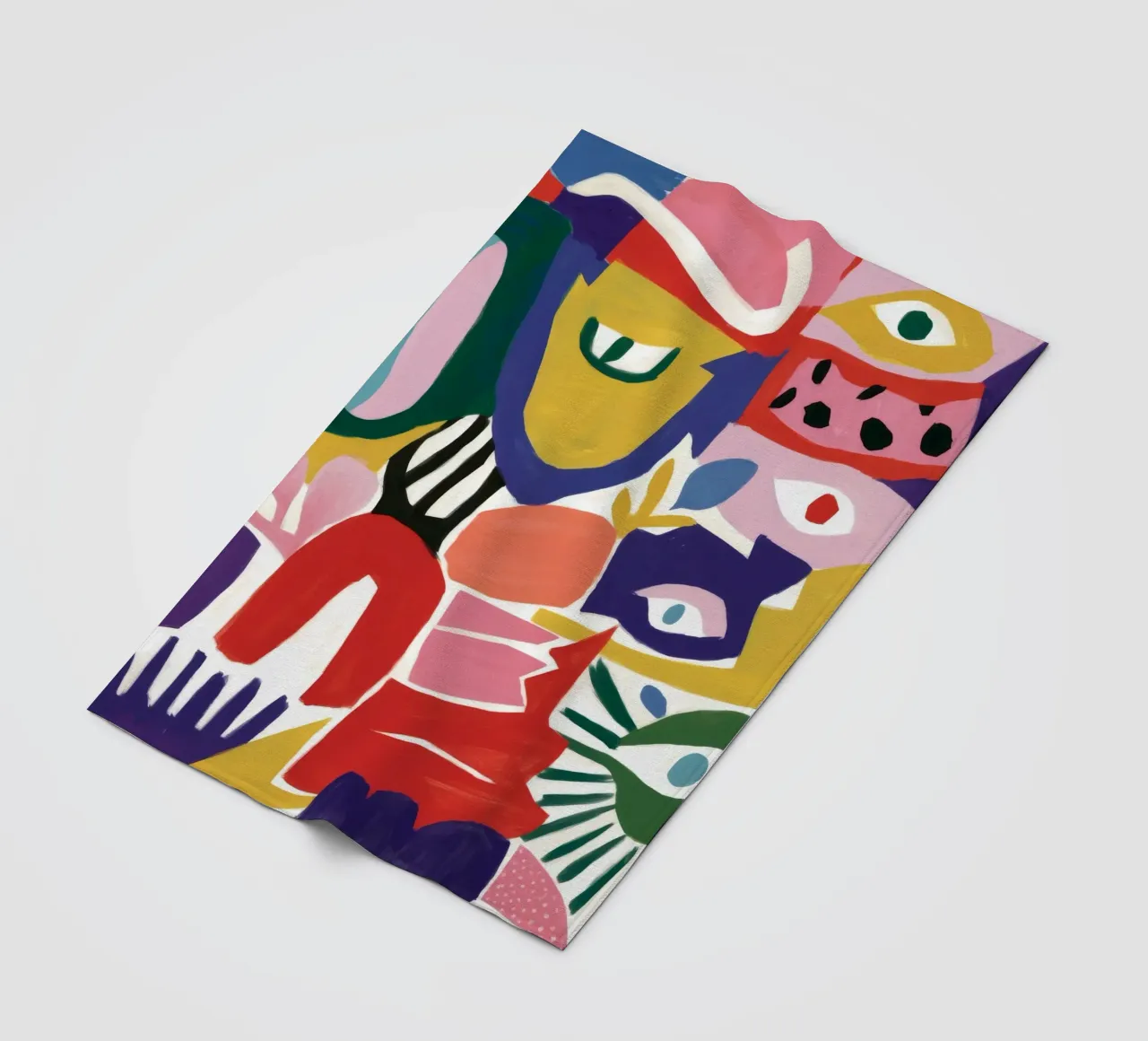 Caleidoscopio di forme cromatiche coperta in pile da Zep Layers