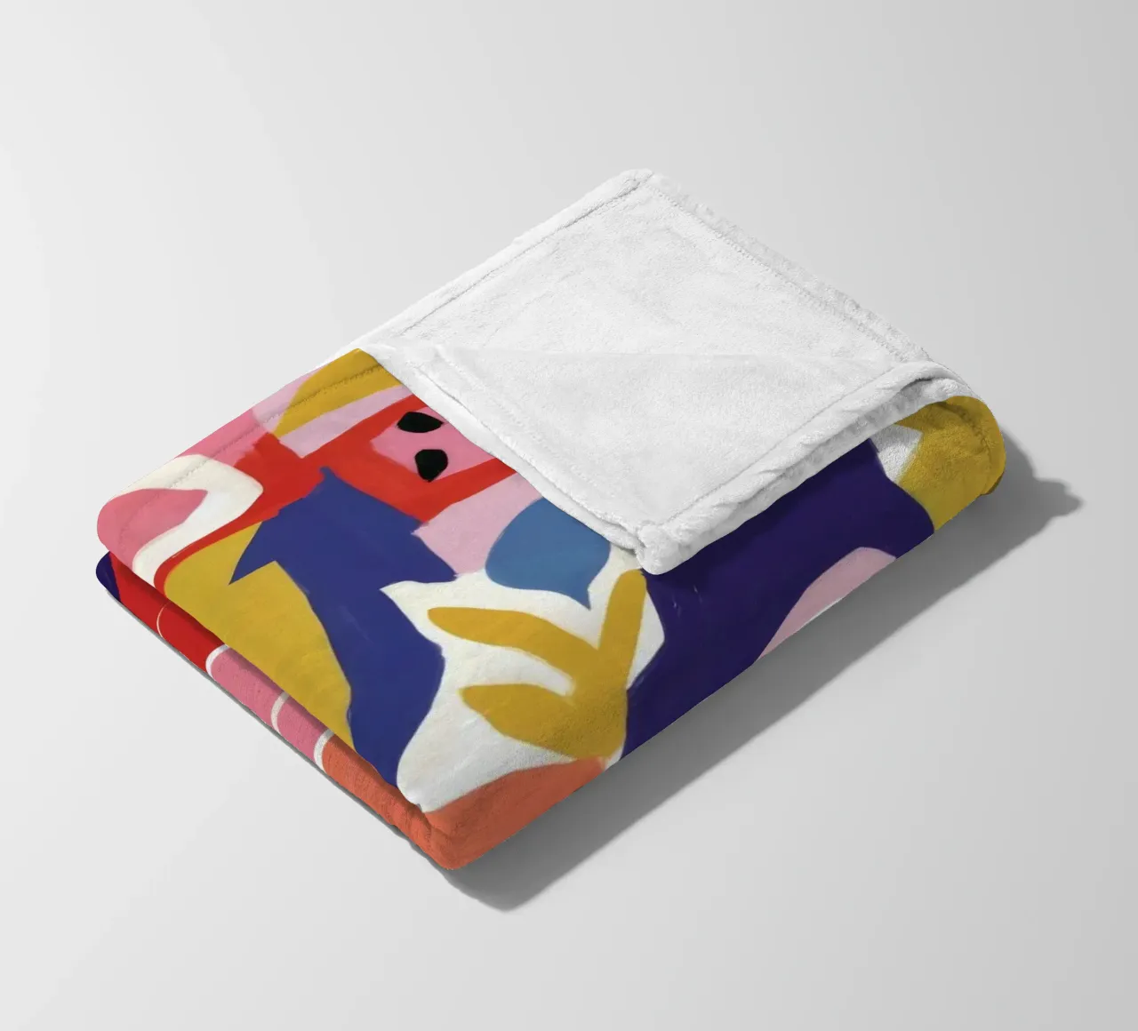 Caleidoscopio di forme cromatiche coperta in pile da Zep Layers