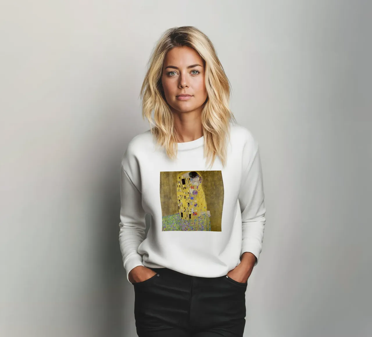 Il bacio" di Gustav Klimt felpa da Classic Art Prints