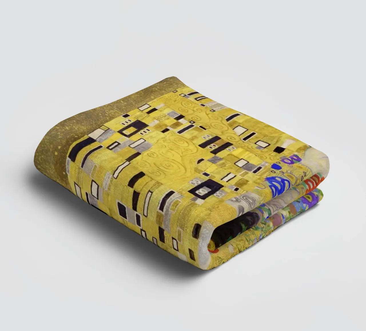 Il bacio" di Gustav Klimt asciugamano da bagno da Classic Art Prints