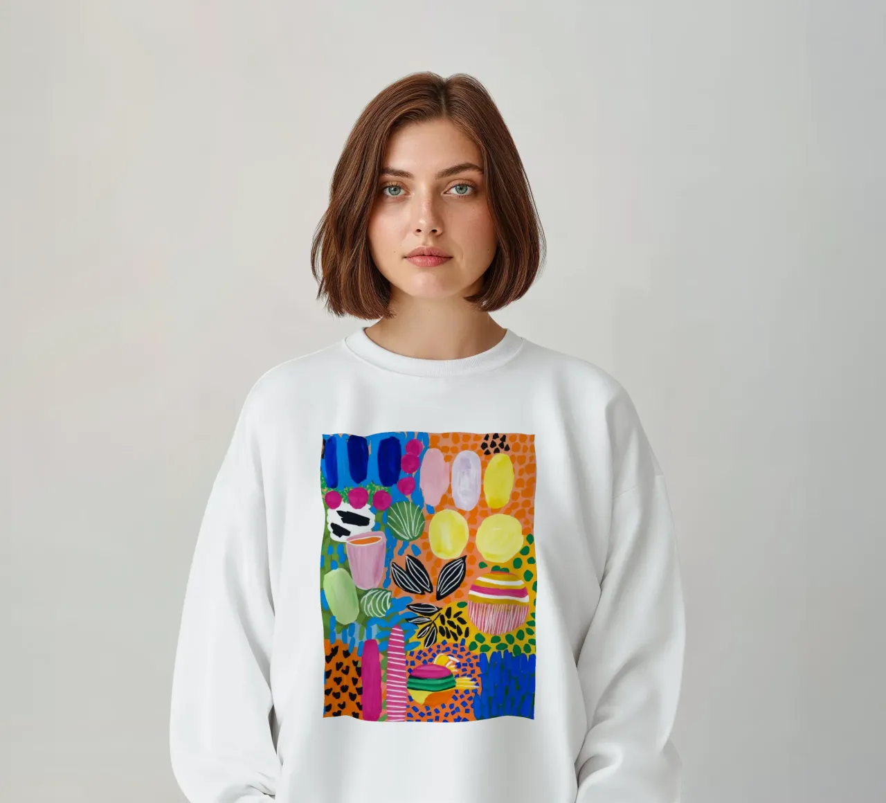 Arte popolare in fiore felpa da Zep Layers