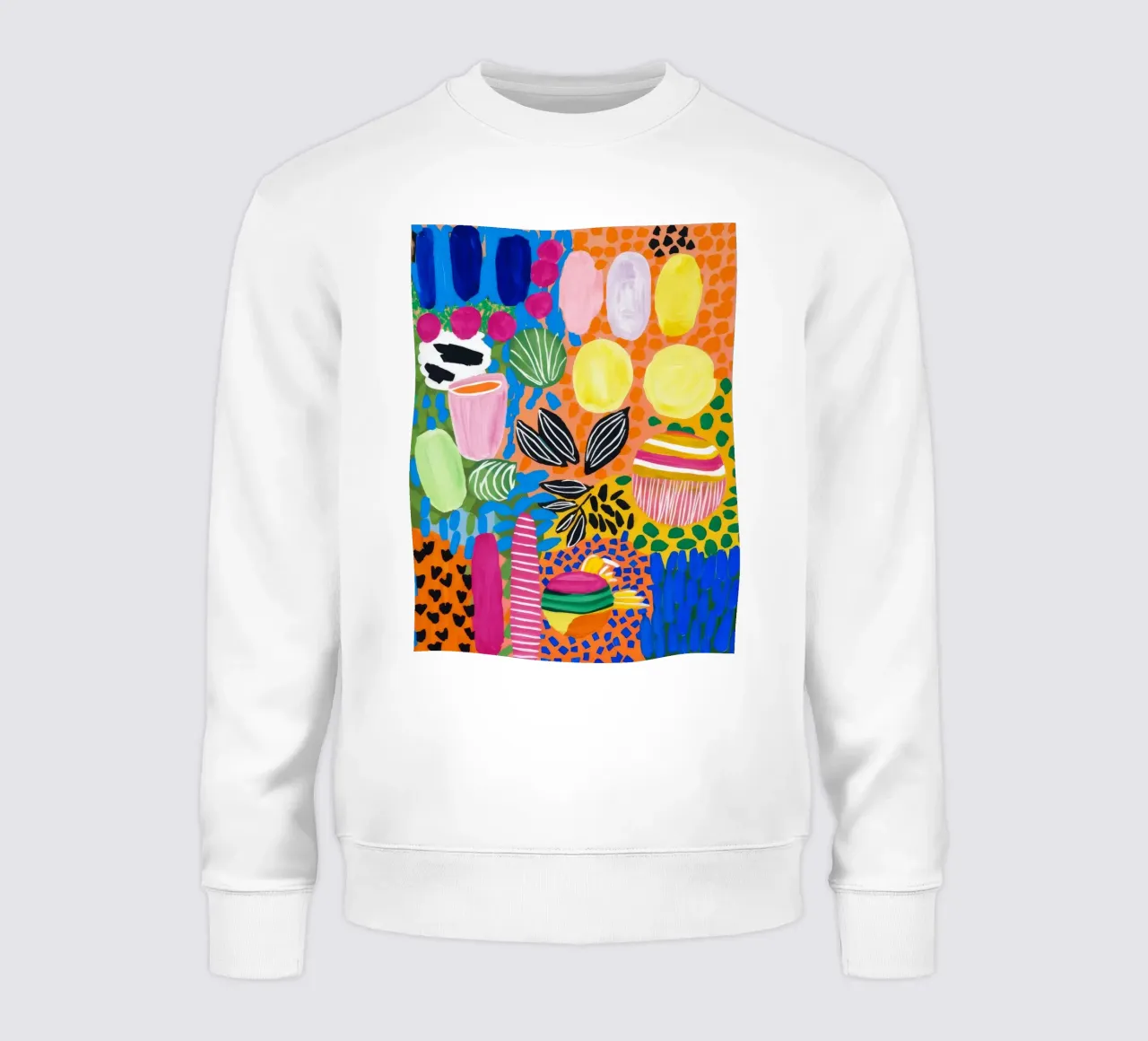 Arte popolare in fiore felpa da Zep Layers