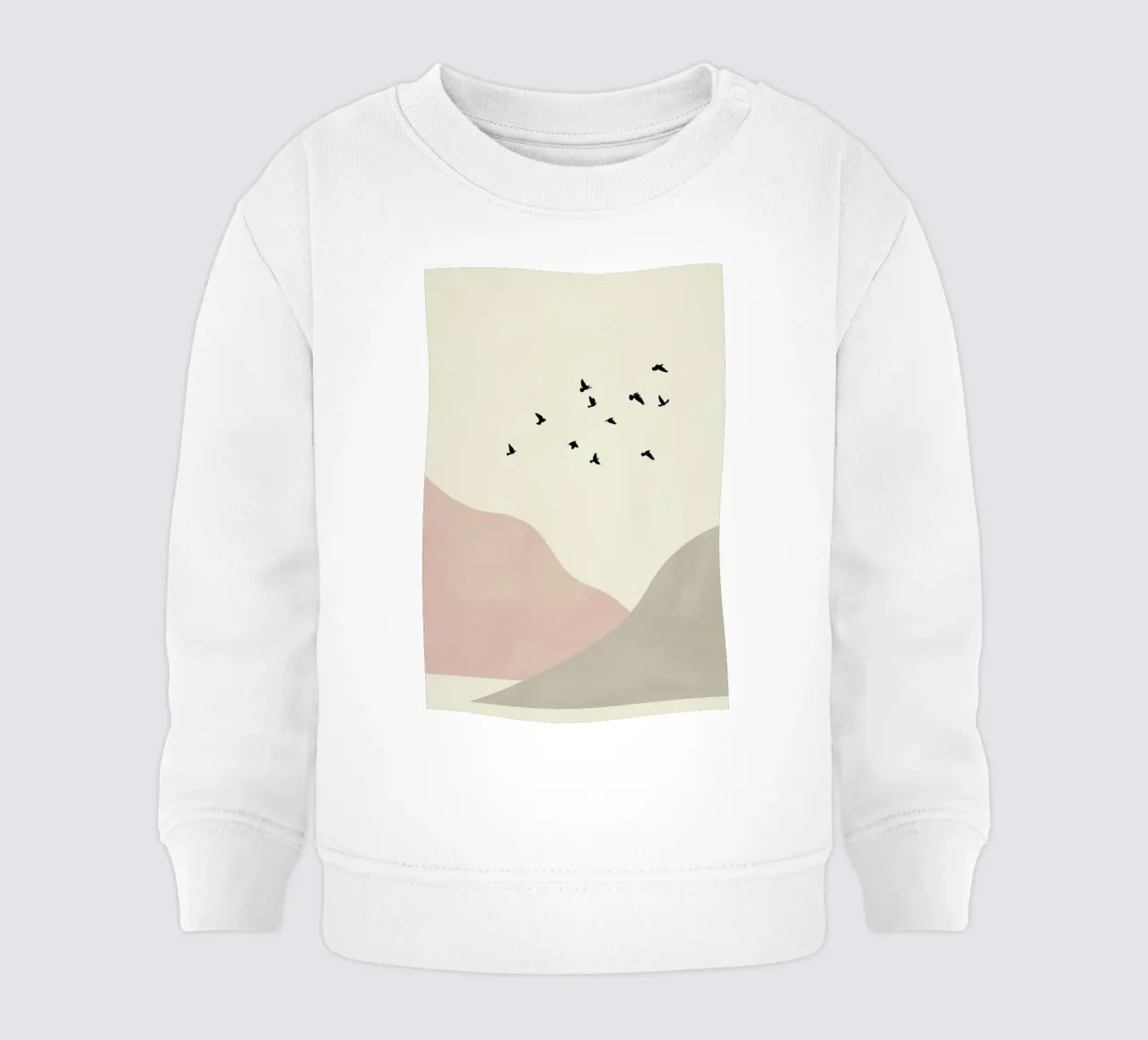 Flock Of Birds I felpa neonato da Pure