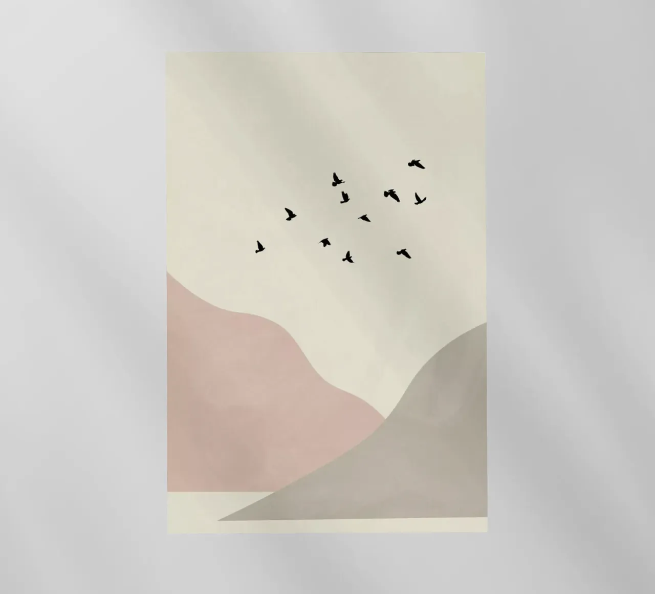 Flock Of Birds I backlit film by Pure