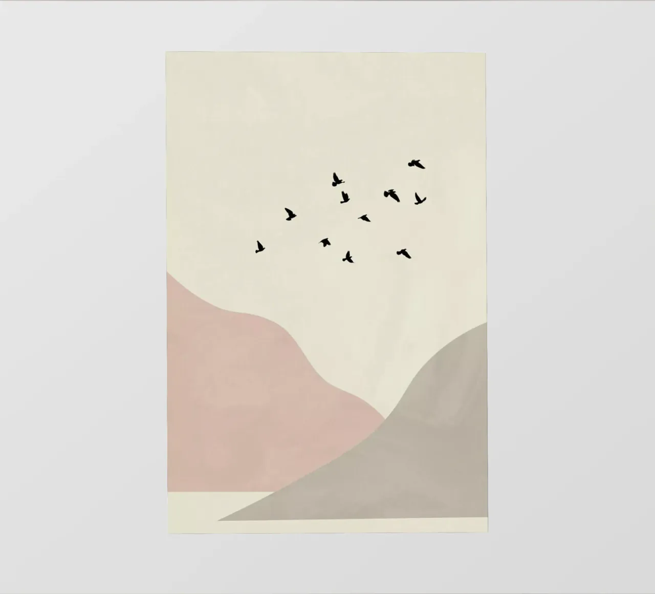 Flock Of Birds I backlit film by Pure