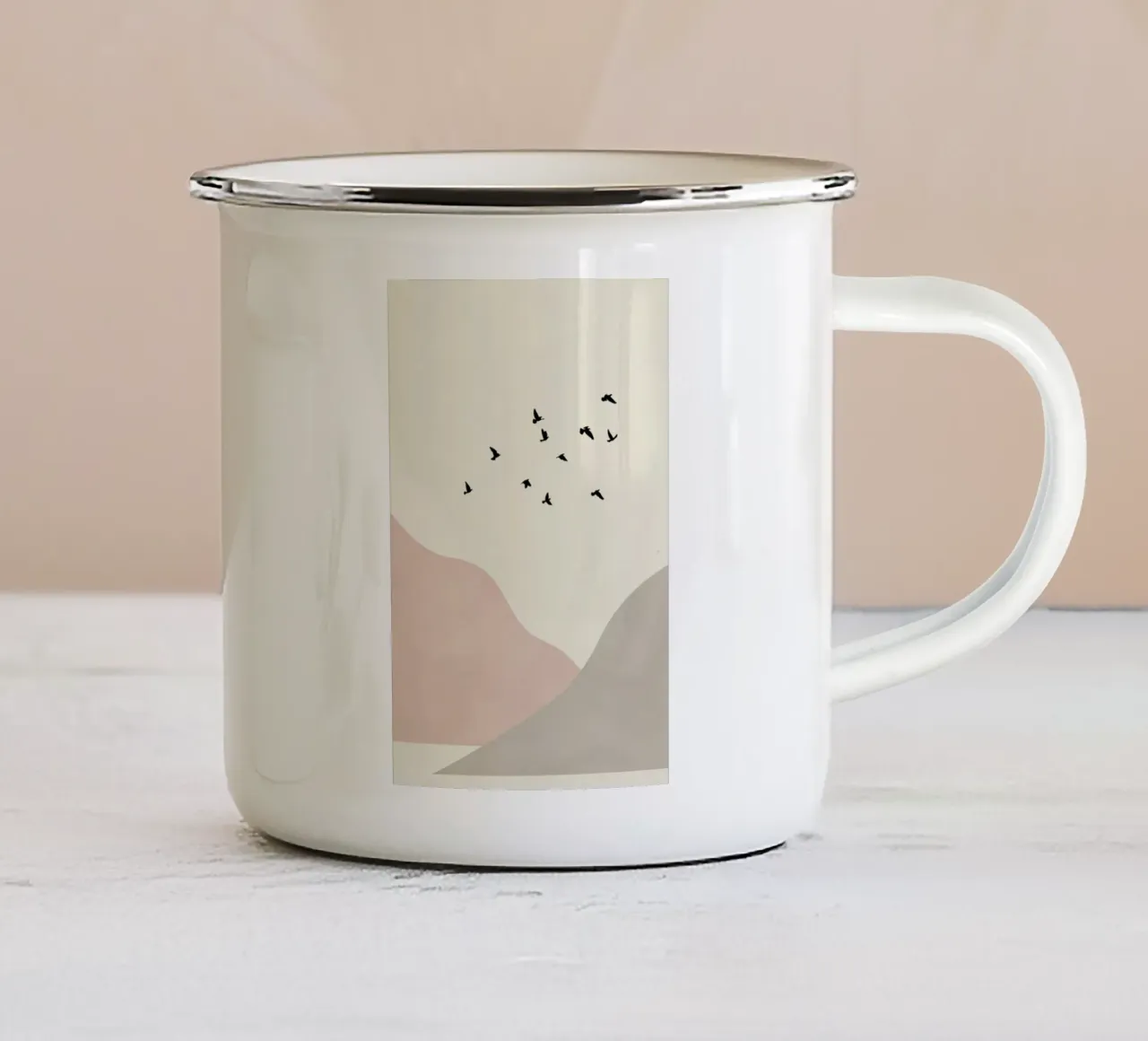 Flock Of Birds I tazza in smalto da Pure