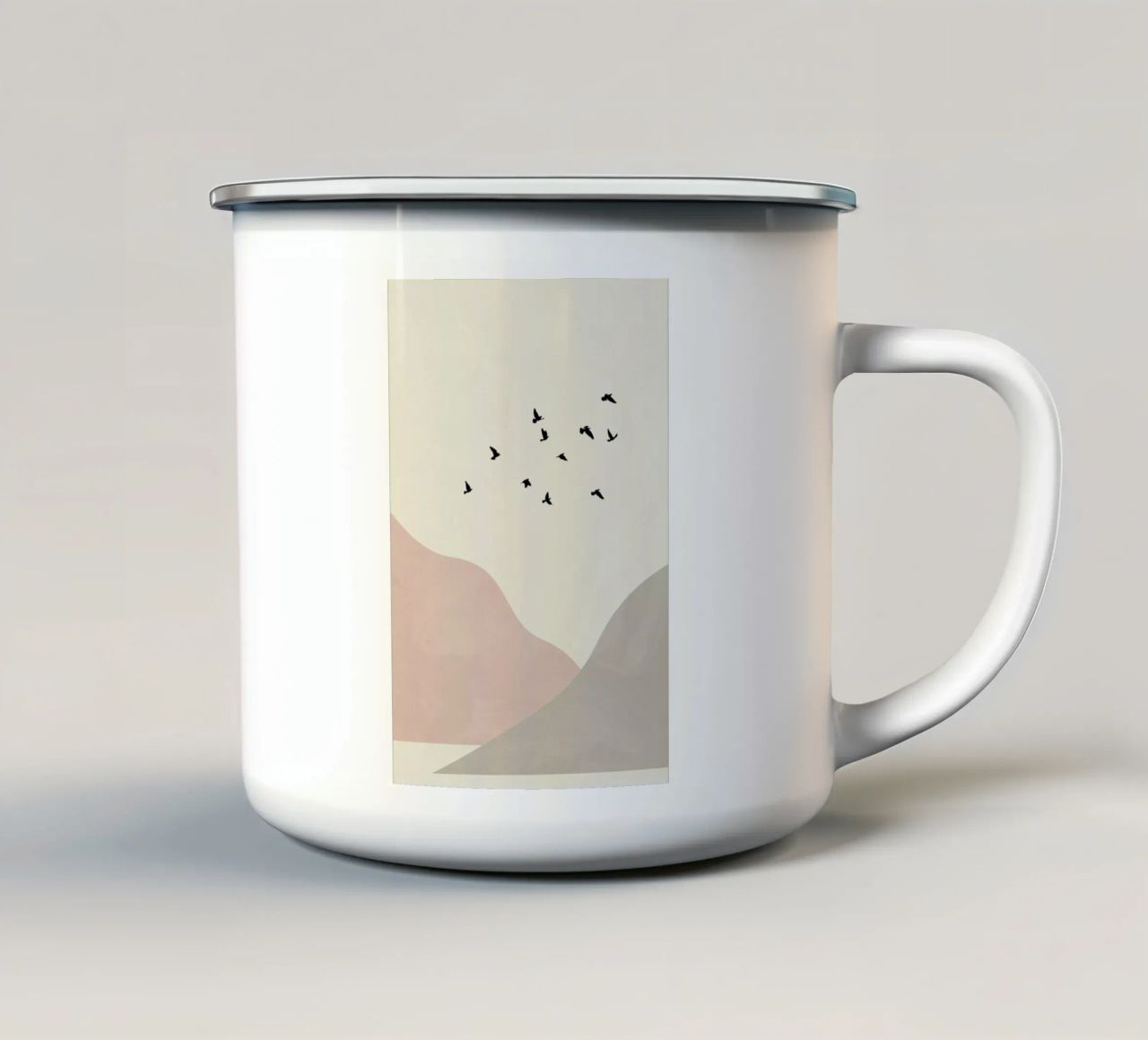 Flock Of Birds I tazza in smalto da Pure