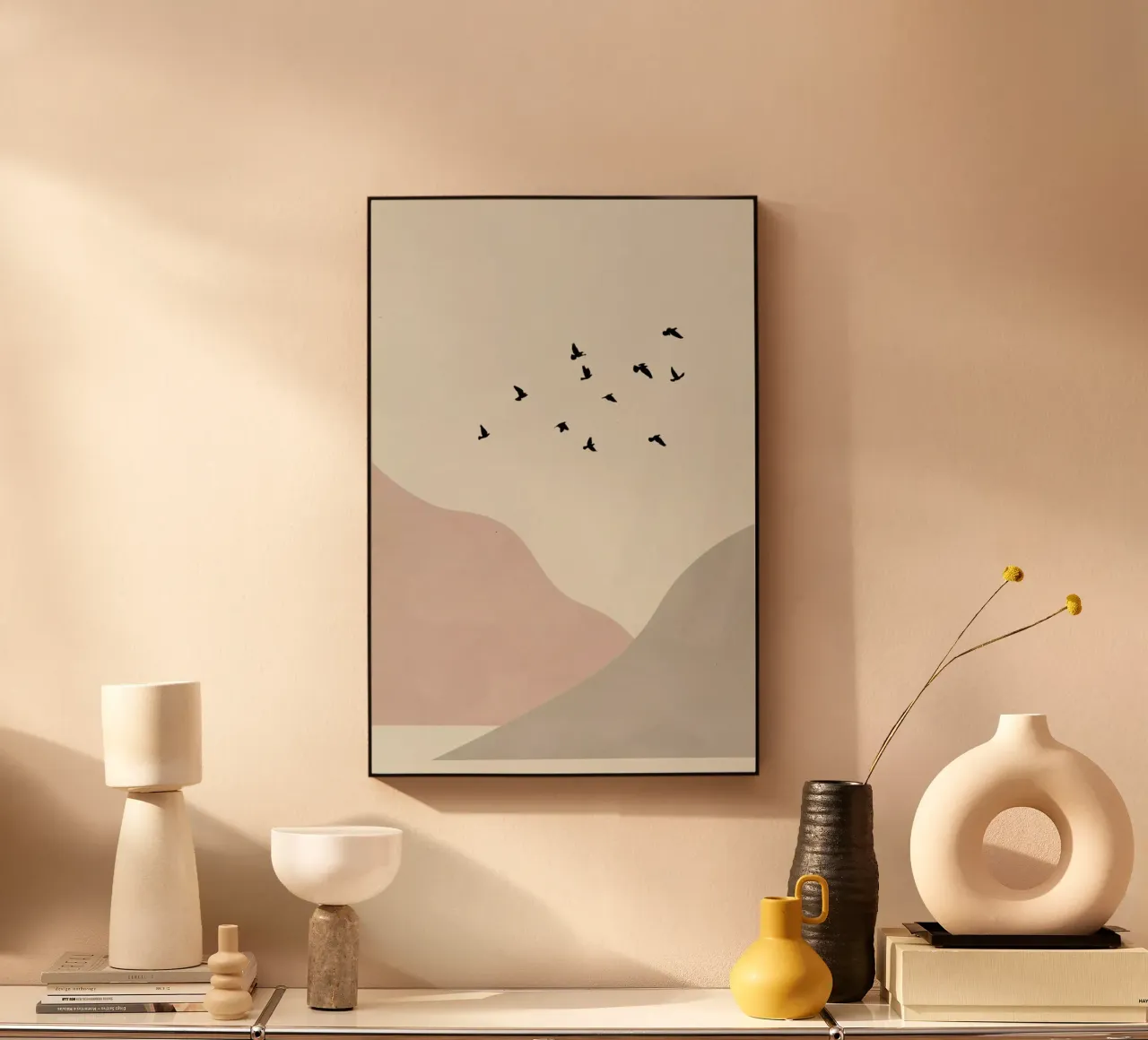 Flock Of Birds I Acryl-Glas von Pure