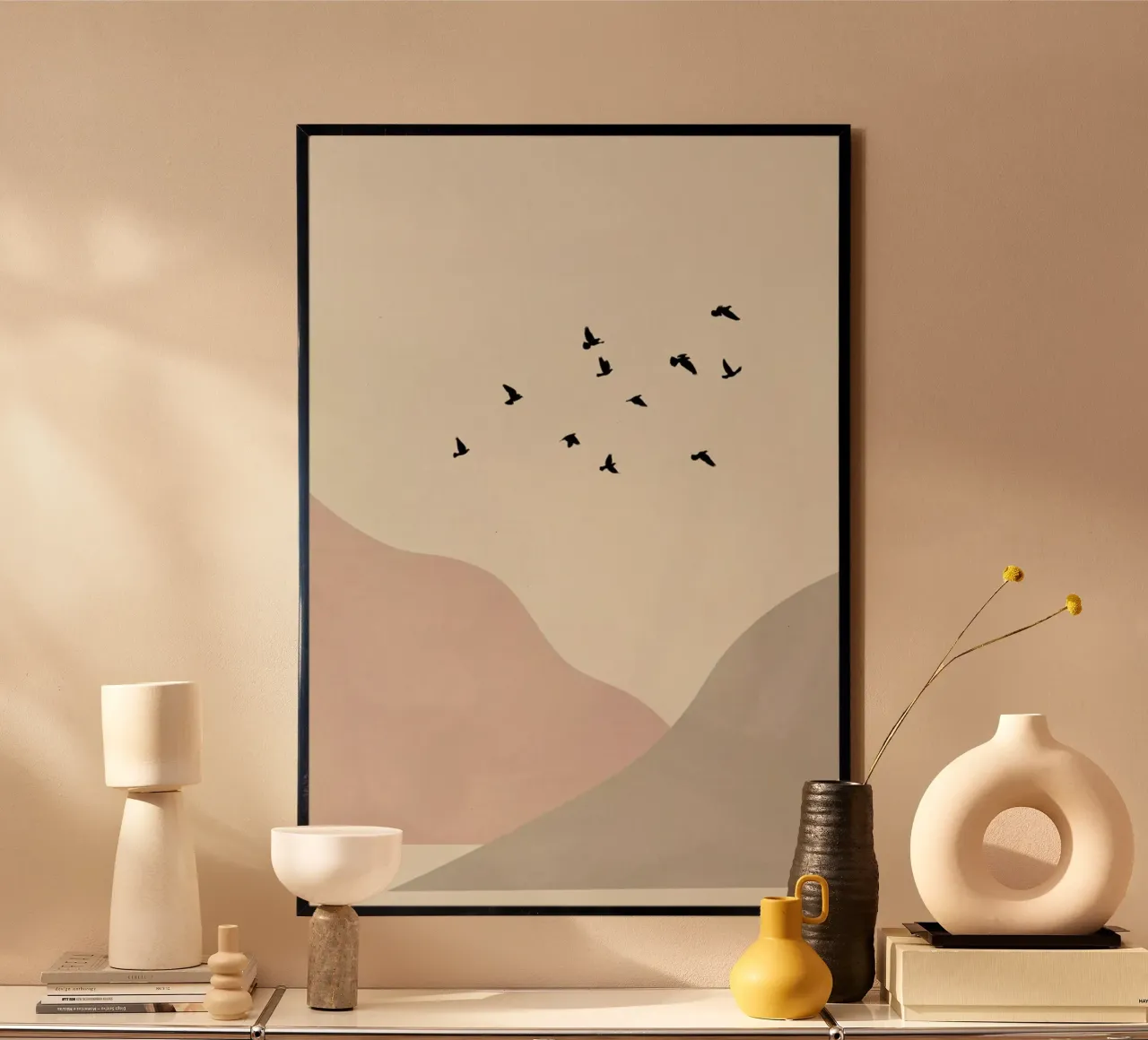 Flock Of Birds I carta hahnemühle da Pure