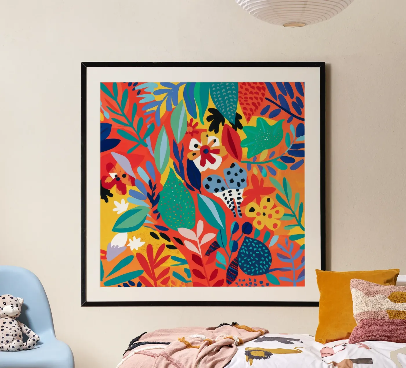 Danza della foresta cremisi poster da Zep Layers