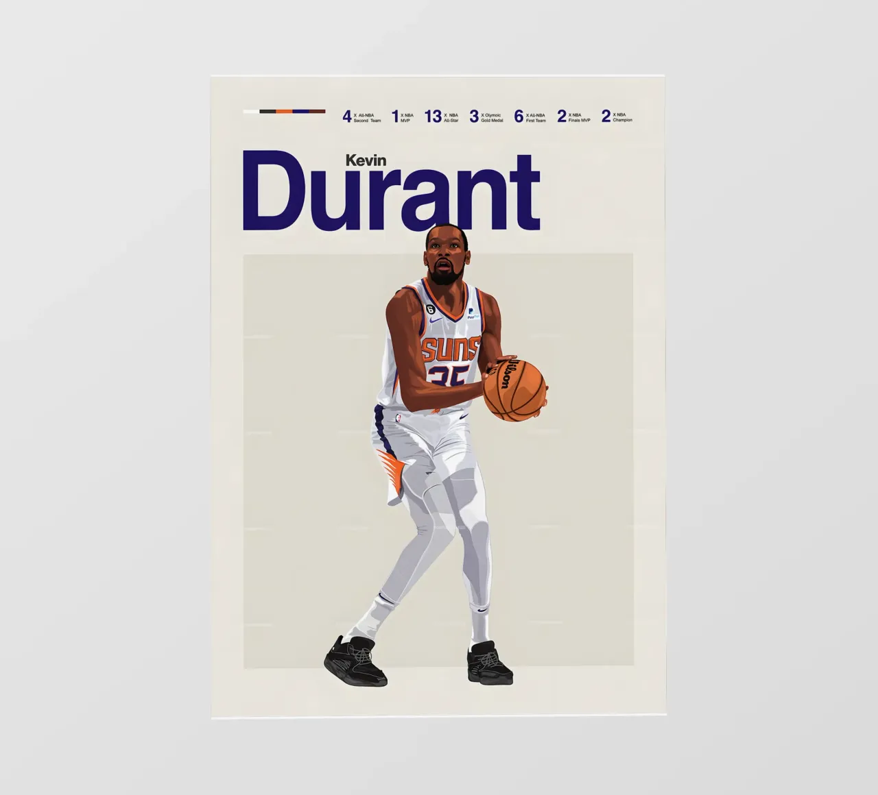 Kevin Durant pellicola backlit da Attaboy Dsgn