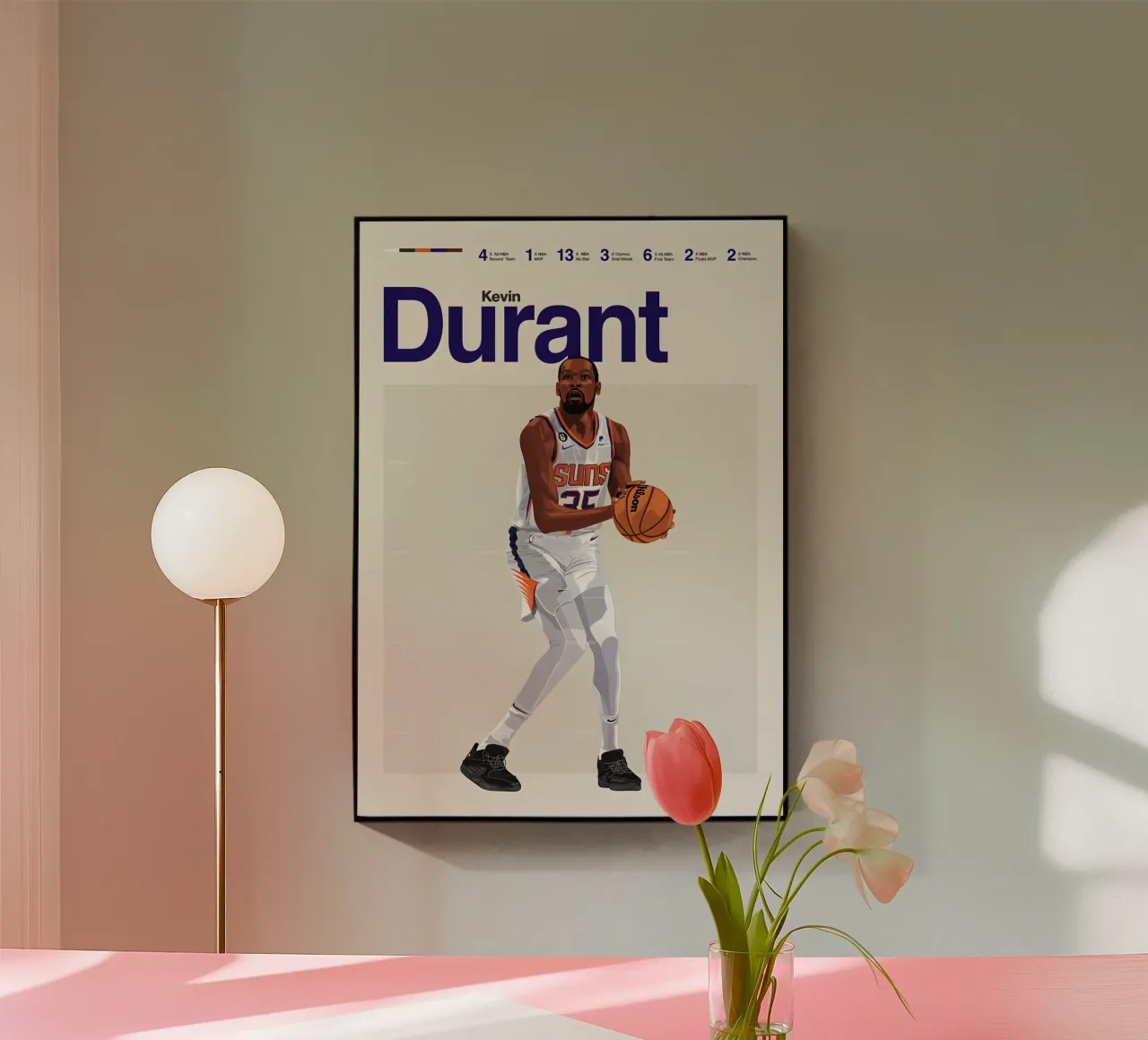 Kevin Durant plexiglass da Attaboy Dsgn