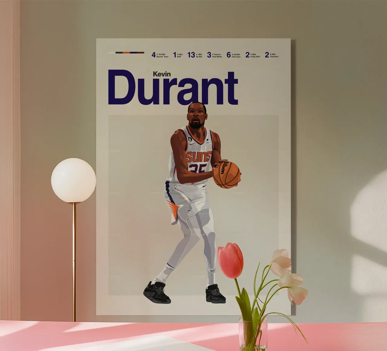 Kevin Durant plexiglass da Attaboy Dsgn