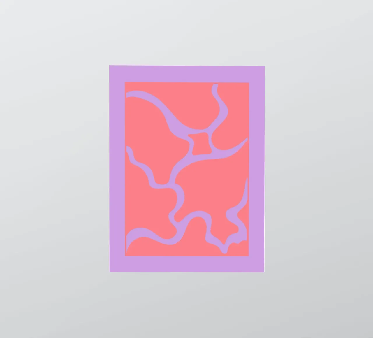 Modern Purple Wave Sticker von MODERN NUANCE