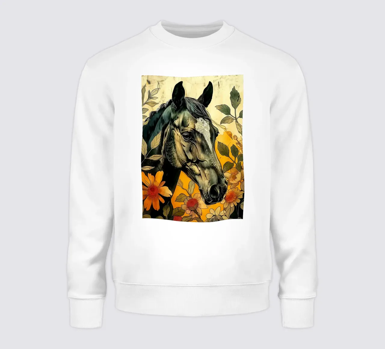 Cavallo nero felpa da Justyna Jaszke JBJart