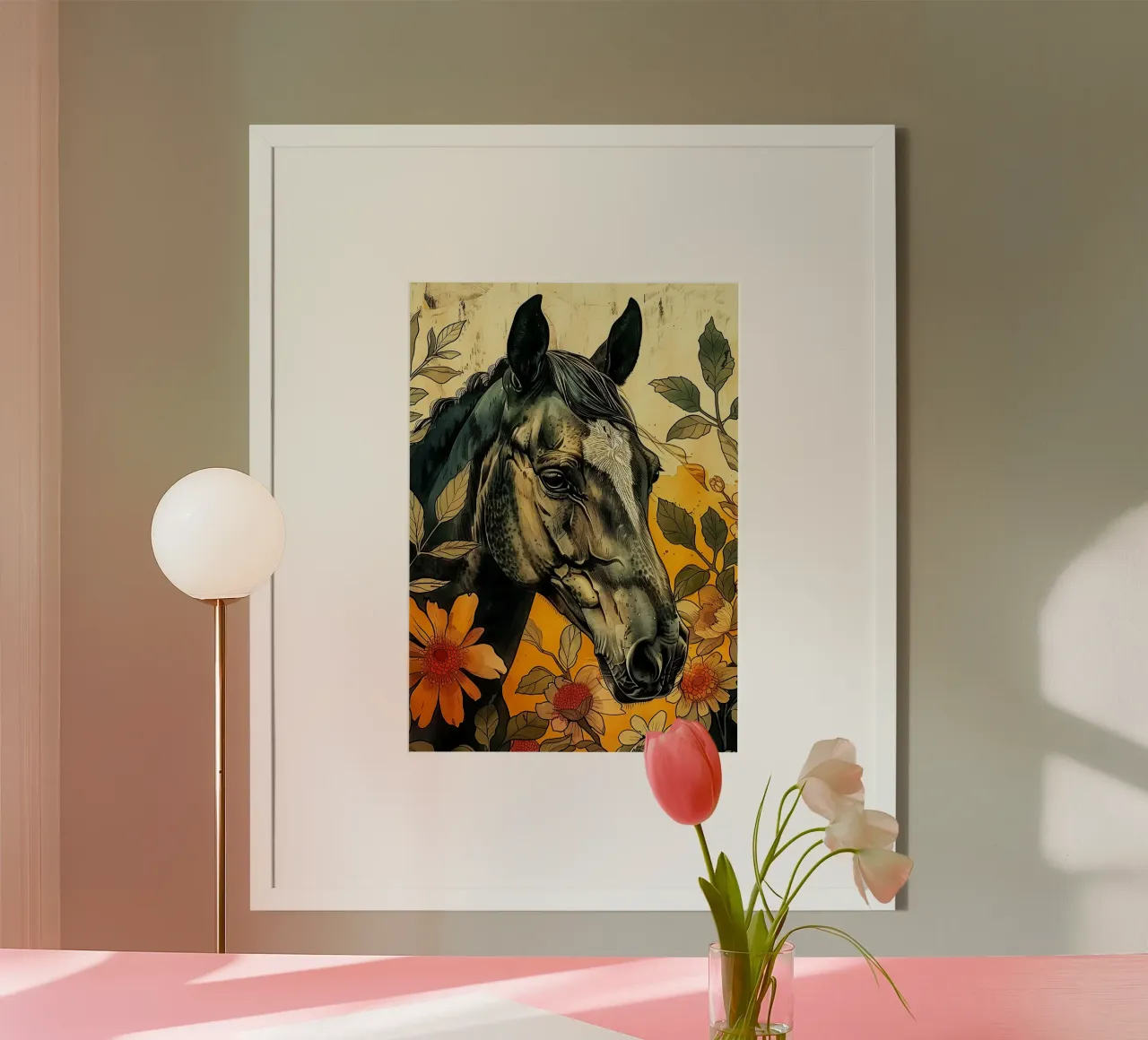 Cavallo nero poster da Justyna Jaszke JBJart