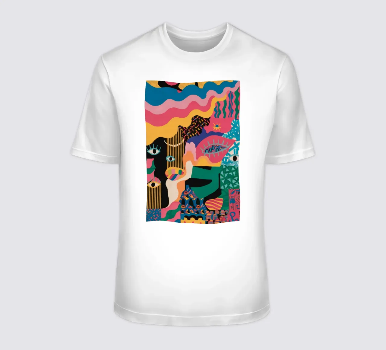 La mirada primigenia al descubierto camiseta de Zep Layers