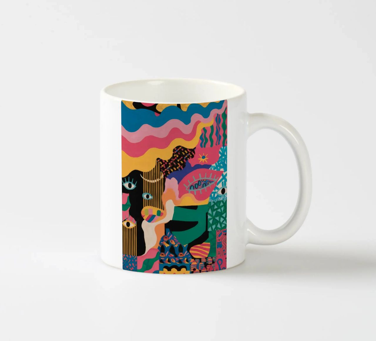 Sguardo primordiale svelato tazza in ceramica da Zep Layers