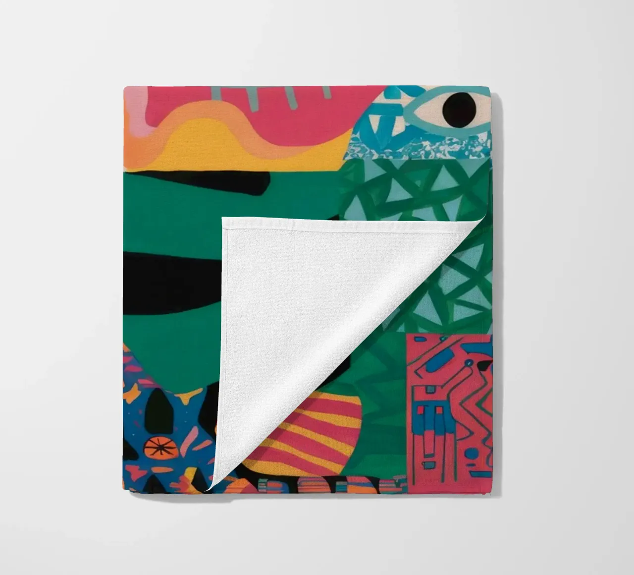 Sguardo primordiale svelato telo mare da Zep Layers