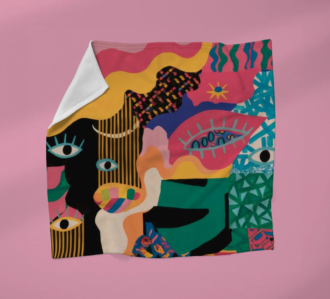 Sguardo primordiale svelato coperta in pile da Zep Layers