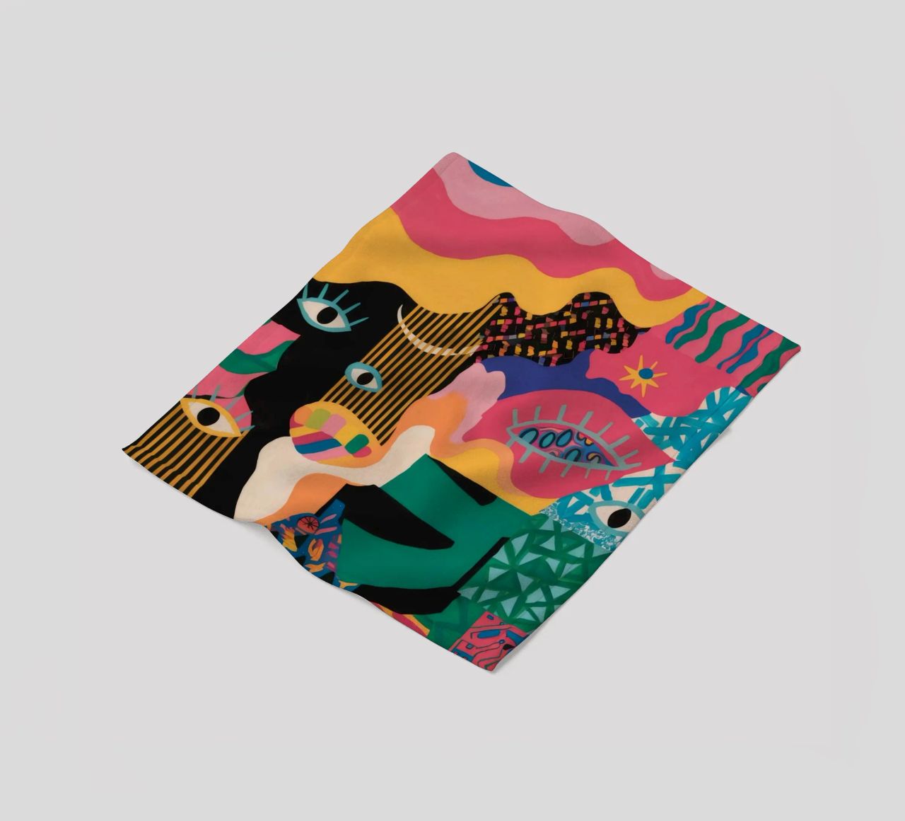 Sguardo primordiale svelato coperta in pile da Zep Layers