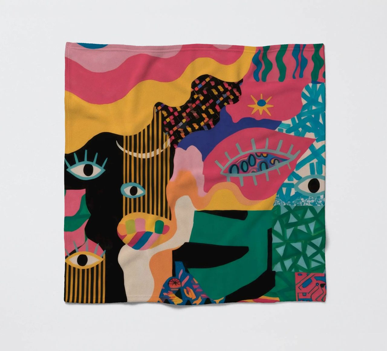 Sguardo primordiale svelato coperta in pile da Zep Layers
